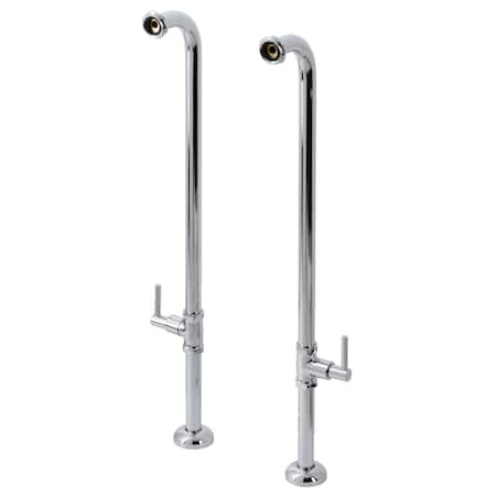 AE810S1DL Concord Freestanding Tub Supply Line, Polished Chrome